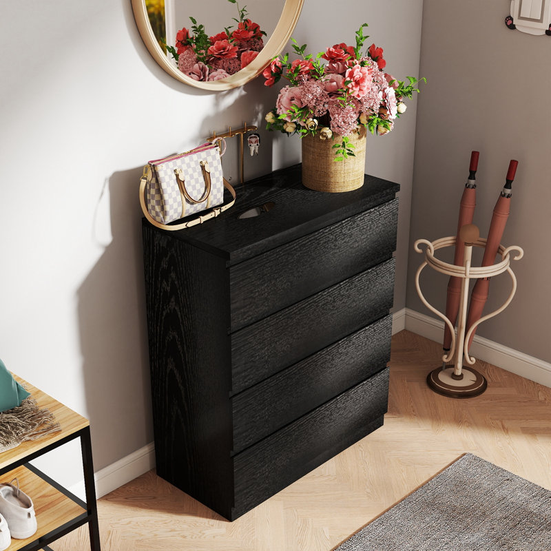 Accent chests with four drawers