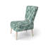 Chaise d'appoint rembourrée Oceanic Foliage