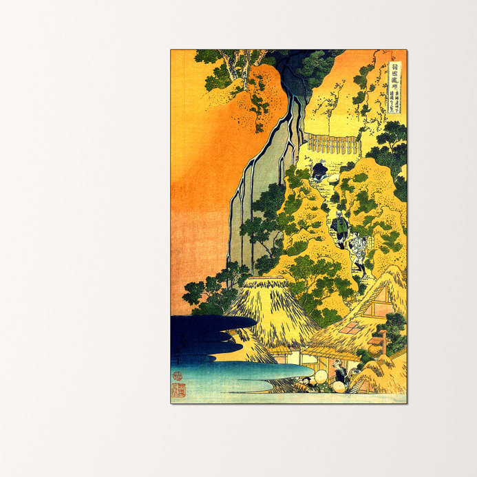 Hokusai - Wrapped Canvas Painting, 90cm H x 60cm W x 1.8cm D