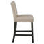 Ensemble de 2 chaises de comptoir rembourrées Murtry Boucle-1987416312