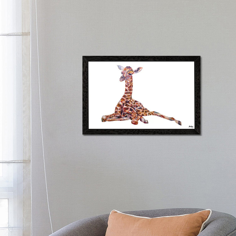 Clementine by Becksy - Wrapped Canvas Print, 152.5 cm H x 101.5 cm W, Black Framed