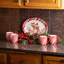 Tasse 4,5 "Merry Christmas, rouge et blanc