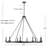 Natividad 10-Light Candle Style Wagon Wheel Chandelier-819235691-891258737