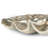 Clam Bowl Large (Ambered Silver Leaf)
