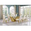 Khailee Glass Top Double Pedestal Dining Set-1751299775-1751421882-1751421887