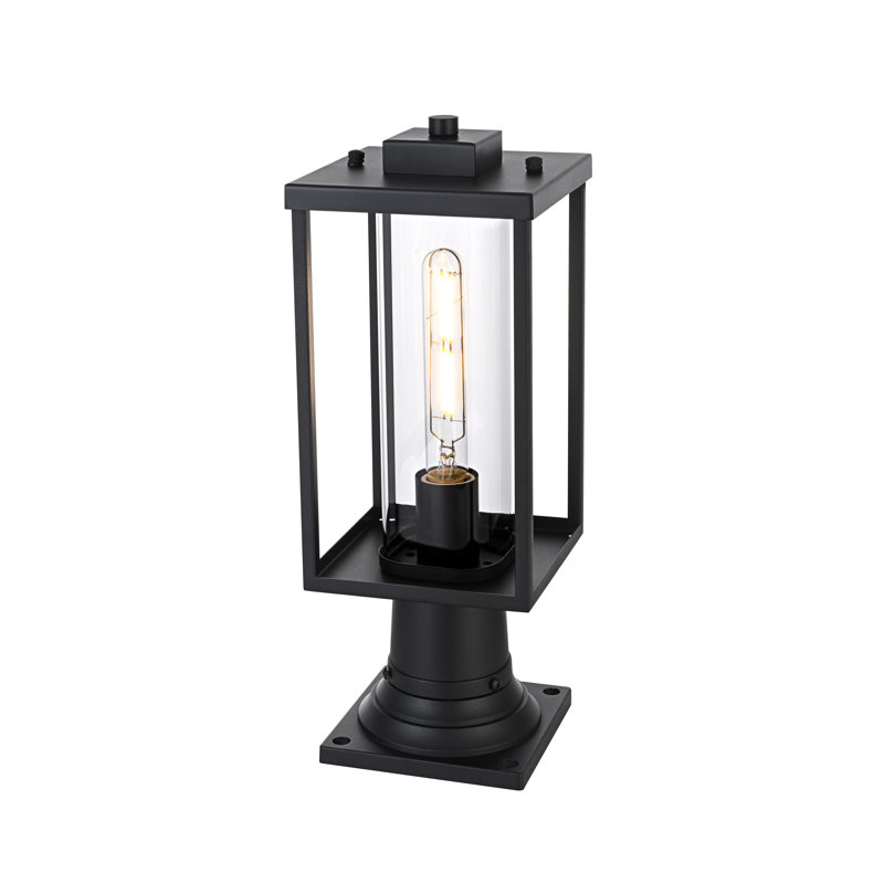 Mickle 6 Inch Outdoor Post Light in Black