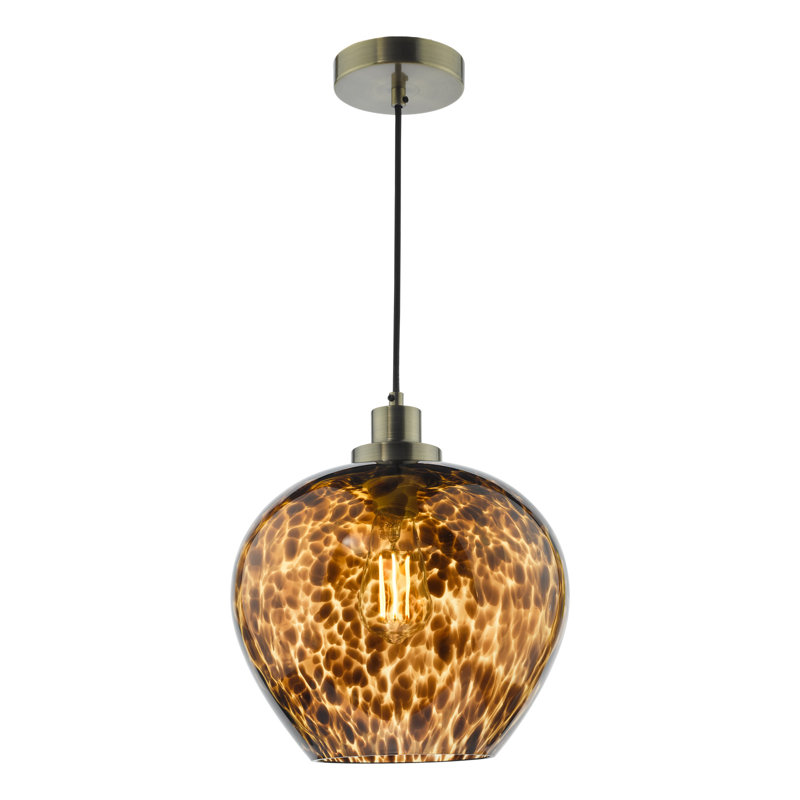 Chiadi 1 - Light Amber Glass Pendant