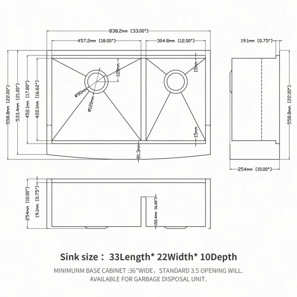 Dimensions du produit