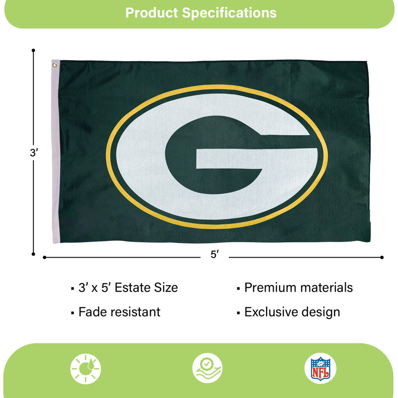 Drapeau de maison en polyester Paventi 36 x 60 po