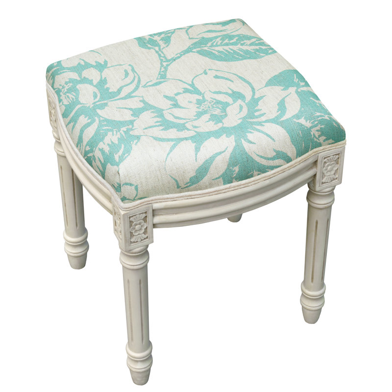 Tabouret de coiffeuse Caramel, Turquoise