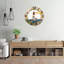 Horloge murale en verre teinté 24 po