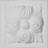 Helene 3 3/4"H x 3 3/4"W x 1 1/2"D Plinth Block