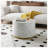 Table basse, table basse, table de salon avec base en métal Dawsen-96603975-96603978