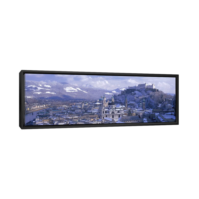 Reproduction de photo sur toile, H 12 po x l 36 po x P 1,5 po, Toile encadrée noire