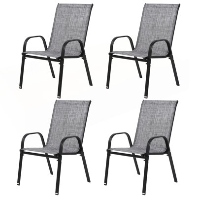 4 Piece Outdoor Camping Chairs