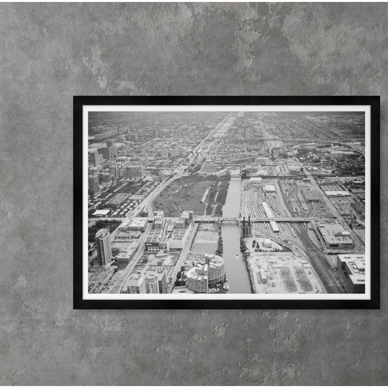 Southern Skyline In Black & White Print