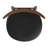 Lucienne Mid-Century Round Dining Set - 48" Dining Table, Faux Leather-1836774121-1836774123
