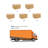 Upholstered L-Shaped Corduroy Sectional 3-Seat Sofa with Storage and Ottoman-1397789025