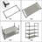 30 Pair Stackable Shoe Rack-572820593
