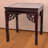 Rosewood Square Ming End Table With Floating Panel Design - Handcrafted Chinese Style Accent Table For Living Room, Bedroom, Or Office