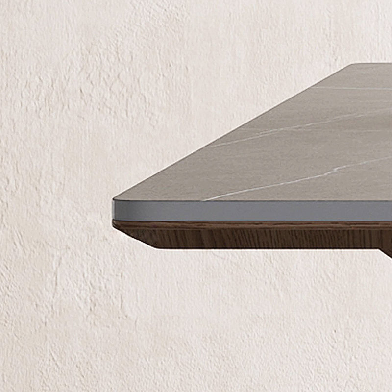 Wabi-sabi style rectangular solid wood rock table, 29.53"H x 63"L x 31.5"W