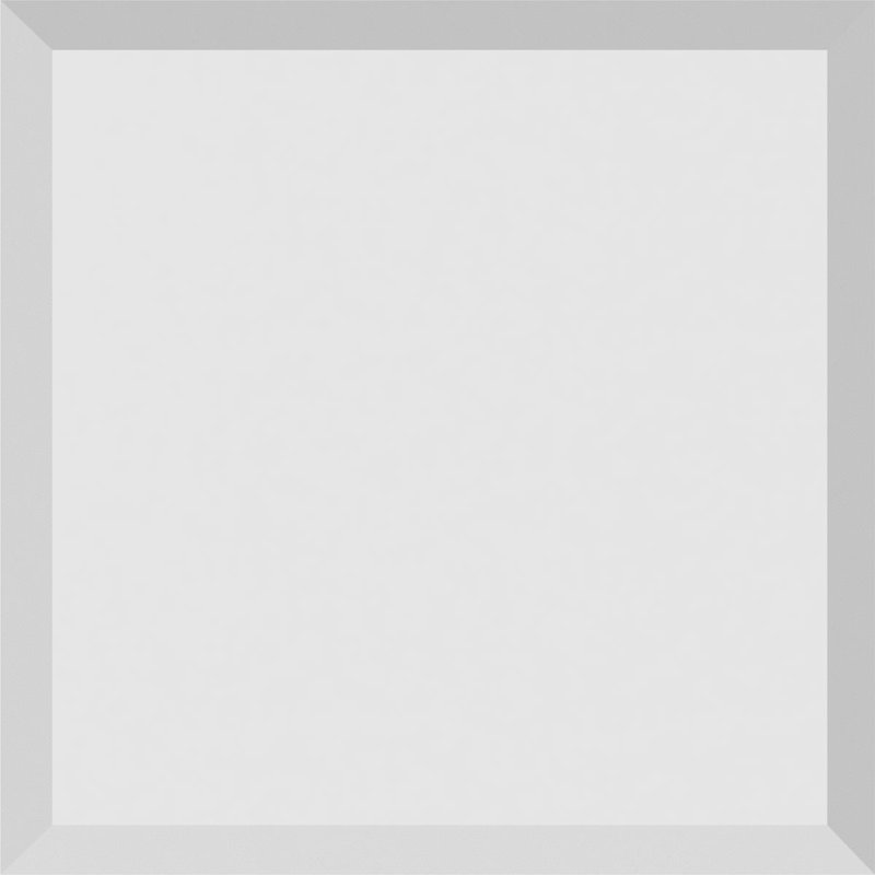 Rosette standard Sedgwick avec bord biseauté (paquet de 4), H 4 po x l 4 po x P 1 po