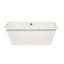 Baignoire de trempage autoportante en acrylique 66 po. X 36 po. Natadola-60883376