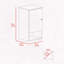 St. Angelo Medicine Cabinet with Soft-Close Hinge & Open Shelf