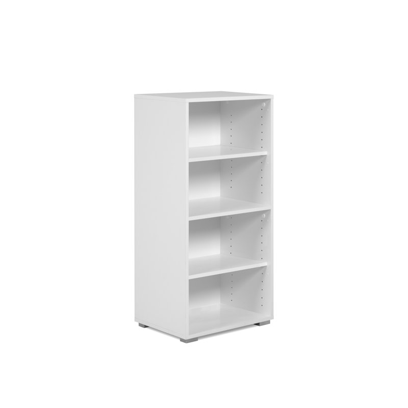 Moindou 97cm H x 46cm W Standard Bookcase, White