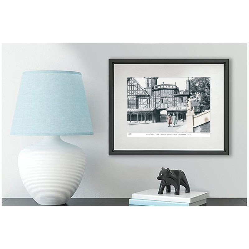 Windsor, The Castle, Horseshoe Cloister C1955 by Francis Frith - Single Picture Frame Print, 40cm H x 50cm W x 2.3cm D