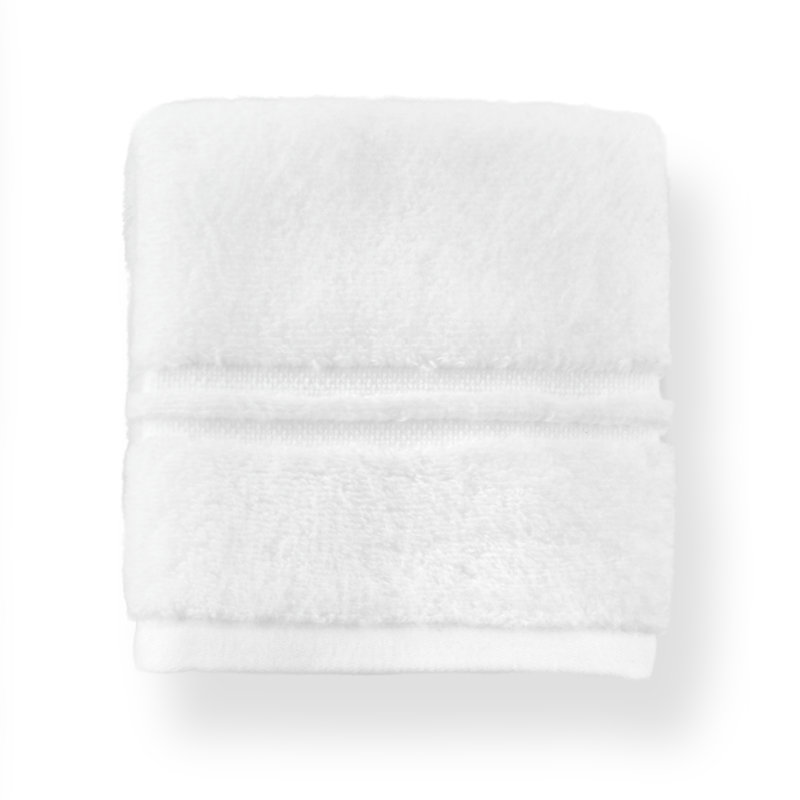 Chelsea Plush Wash Cloth, White