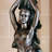 Peacock Goddess 74.5'' Torchiere Floor Lamp