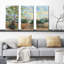 Lever de soleil du Texas - ensemble de 3 peintures sur toile tendue-1284828216