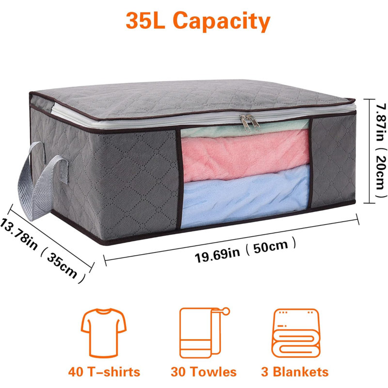 Brayden Studio Fabric Storage Bag