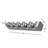 Stalwart Wall Organizer with 5 Slots and 6 Hooks - Tool and Broom Holder for Kitchen and Garage