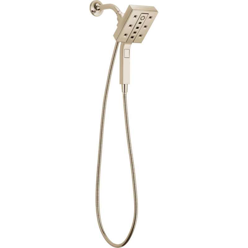 Bras de douche, Nickel poli Lumicoat