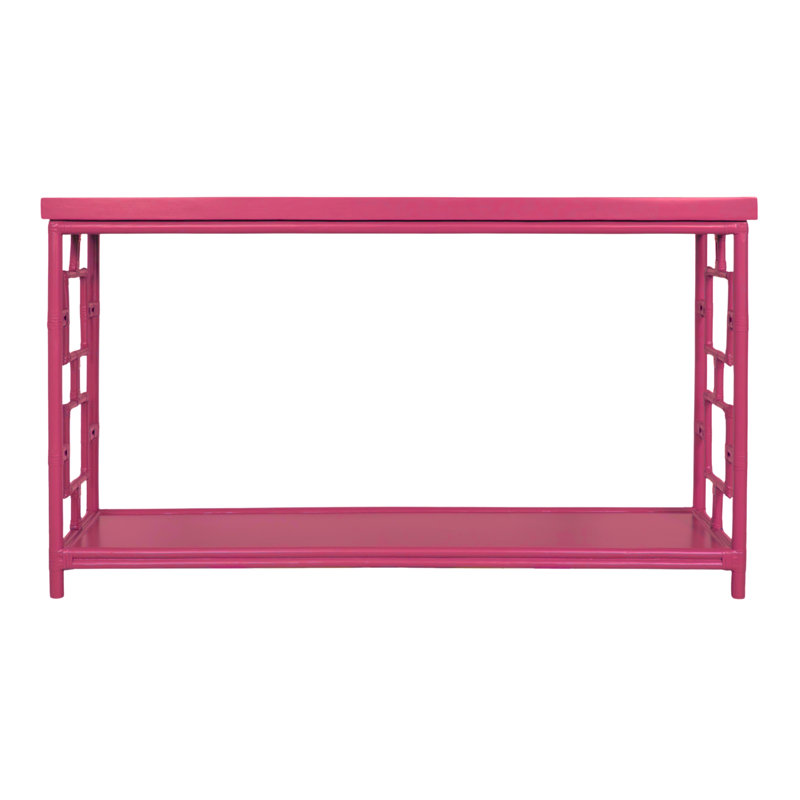 Sobe 60'' W Console Table, Hot Pink