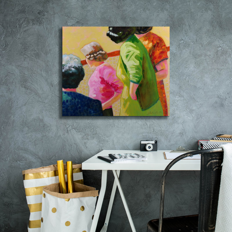 «Well Now, Who's That» par Bebe Keith, art mural sur toile, 24 po x 20 po