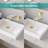 Brushed Gold Wall Mount Waterfall Bathroom Faucet-118760820