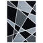 Tapis noir à motif abstrait Zabala-1242731895