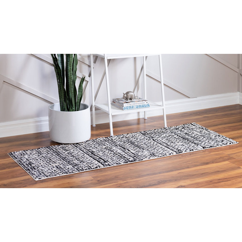 Victorville Abstract Indoor Rug, Runner 2'7" x 10'