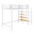 Designs Twin Metal Loft Bed With Storage Ladder-259328911