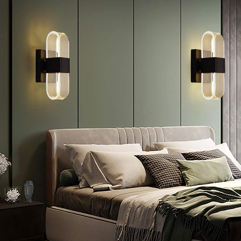 Nanticoke 1 - Light LED Dimmable Flush Mounted Wall Sconce, Black
