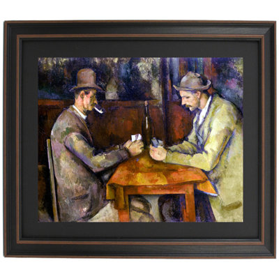 Les joueurs de cartes par Paul Cezanne