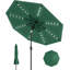 Parasol de patio 10 pi avec lumières solaires, grand parasol de table d'extérieur-762117157
