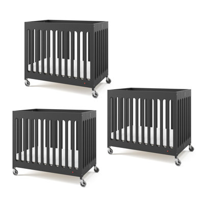 Foundations Boutique Compact Folding Crib 3 Pack For Hotels