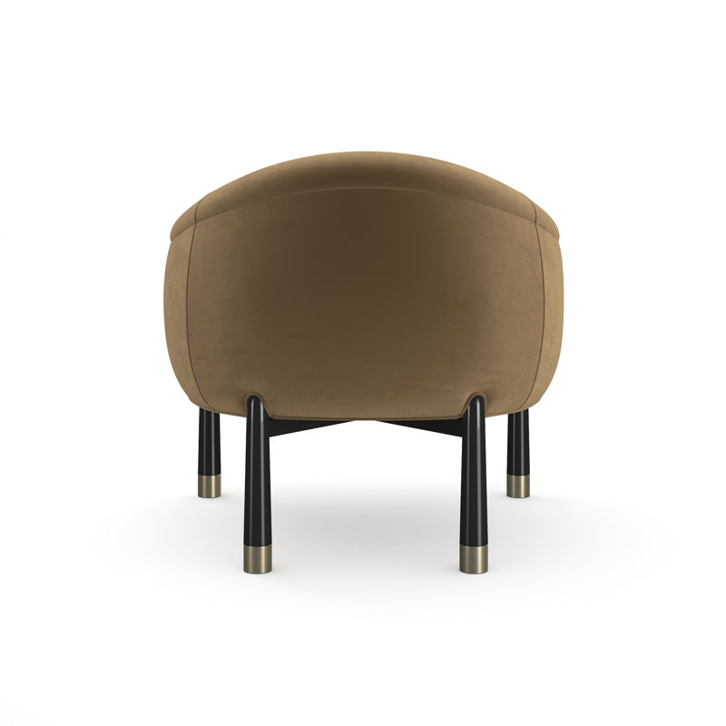 Caracole Classic Barrel Chair, Brown