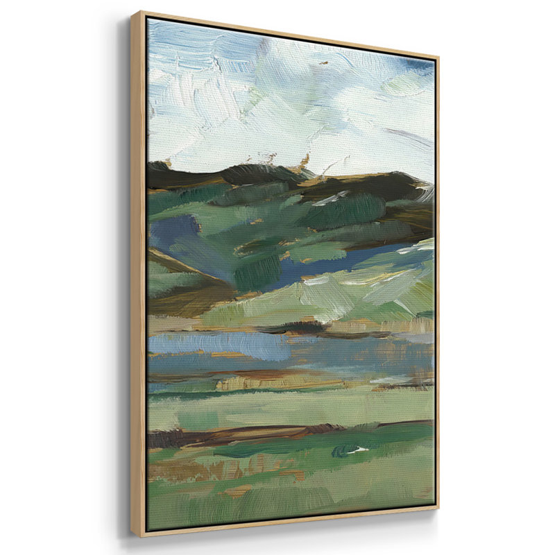 Western Sky I - Toile encadrée multi-pièces, Naturel, H 24 po x l 48 po x P 2 po