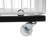 Picrin 18.89'' W Iron Shelving Unit with Wheels-1709938753