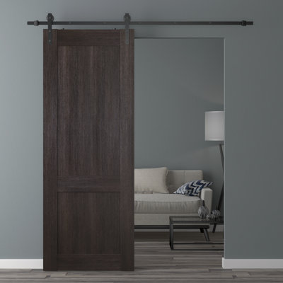 Belldinni 79.3 in. H Barn Door with Barn Door Hardware